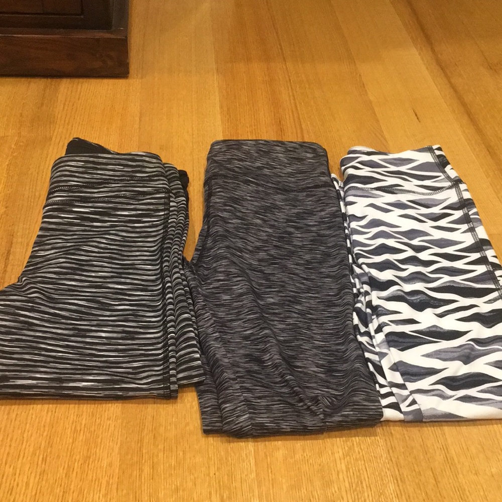 Bundle of 3 workout pants by athletic collection